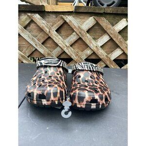 New Crocs Classic Multi Animal Remix Print Leopard Zebra Strap Mens 9